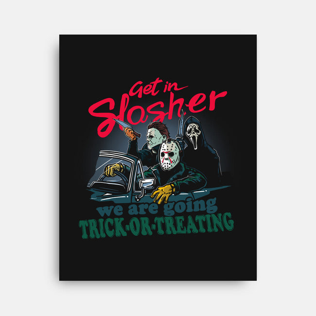 Get In Slasher-None-Stretched-Canvas-AndreusD