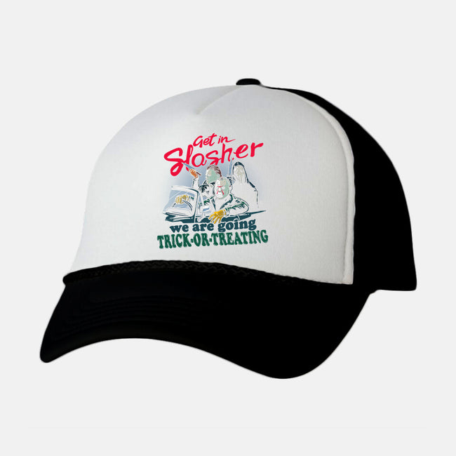 Get In Slasher-Unisex-Trucker-Hat-AndreusD
