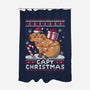 Capy Christmas-None-Polyester-Shower Curtain-NemiMakeit