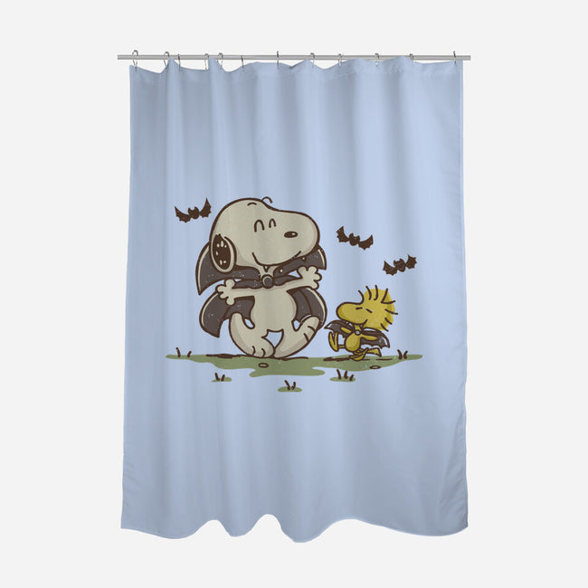 Spooky Costumes-None-Polyester-Shower Curtain-Xentee