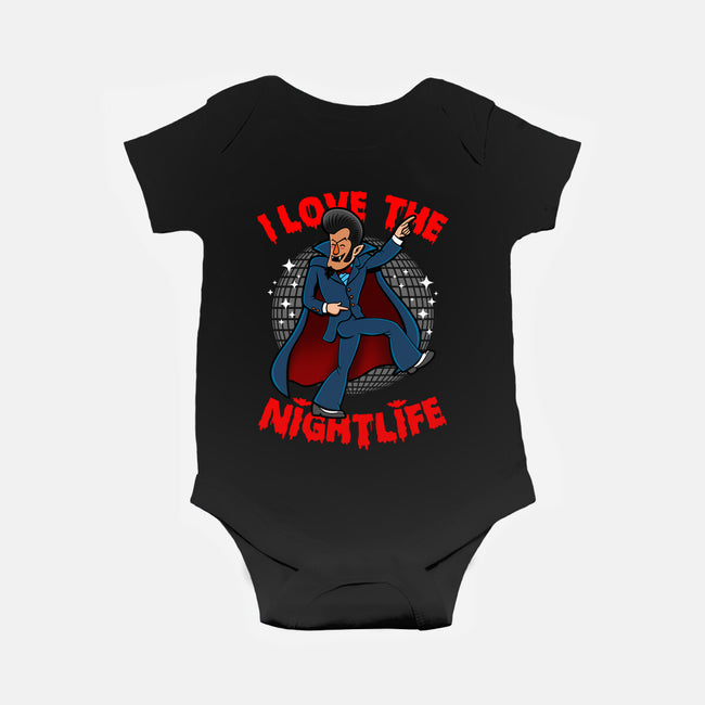 I Love The Nightlife-Baby-Basic-Onesie-Boggs Nicolas
