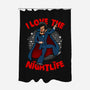 I Love The Nightlife-None-Polyester-Shower Curtain-Boggs Nicolas