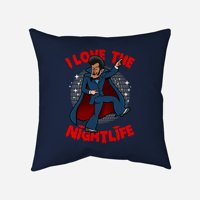 I Love The Nightlife-None-Removable Cover-Throw Pillow-Boggs Nicolas
