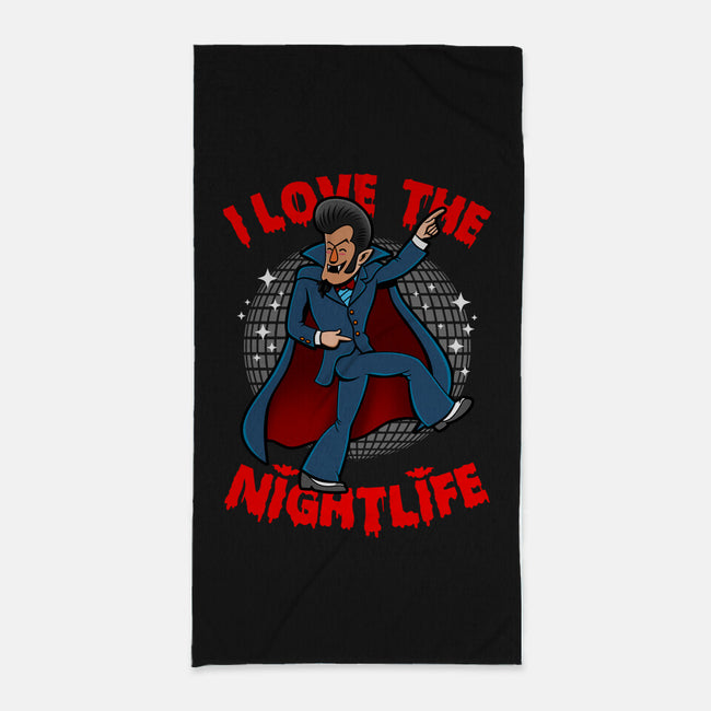 I Love The Nightlife-None-Beach-Towel-Boggs Nicolas