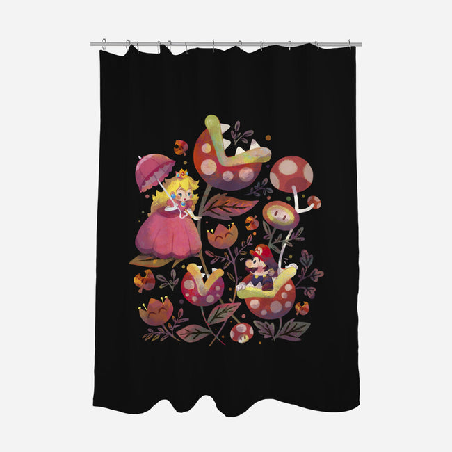 The Princess And The Plumber-None-Polyester-Shower Curtain-Gemma Roman