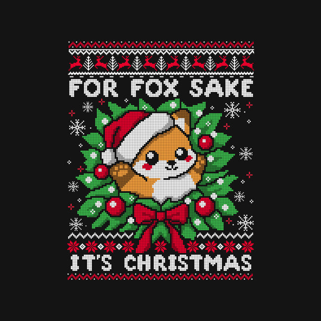 For Fox Sake It's Christmas-None-Glossy-Sticker-NemiMakeit