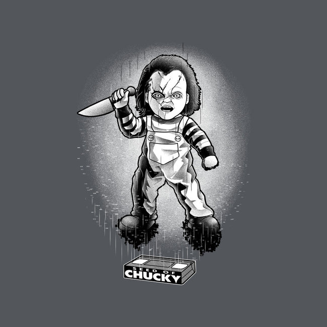 VHS Glitch Chucky-None-Basic Tote-Bag-Astrobot Invention