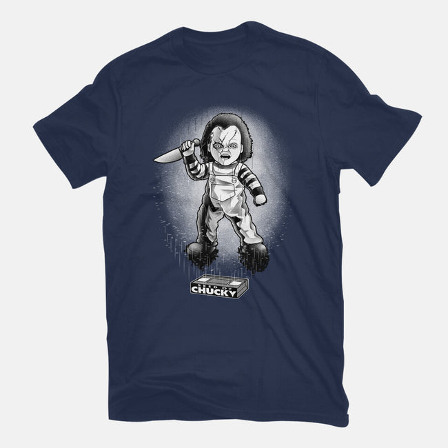 VHS Glitch Chucky-Youth-Basic-Tee-Astrobot Invention