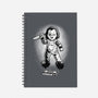 VHS Glitch Chucky-None-Dot Grid-Notebook-Astrobot Invention