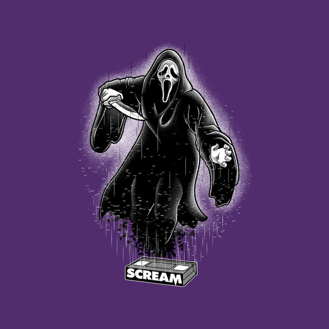VHS Glitch Ghostface-Mens-Basic-Tee-Astrobot Invention