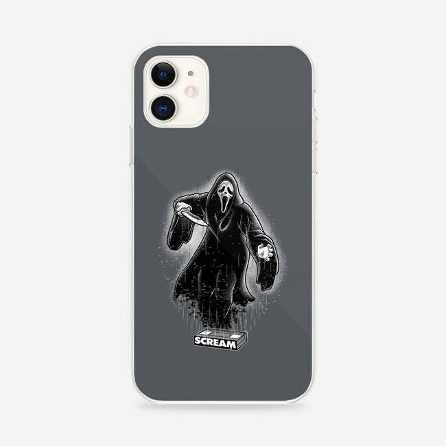 VHS Glitch Ghostface-iPhone-Snap-Phone Case-Astrobot Invention
