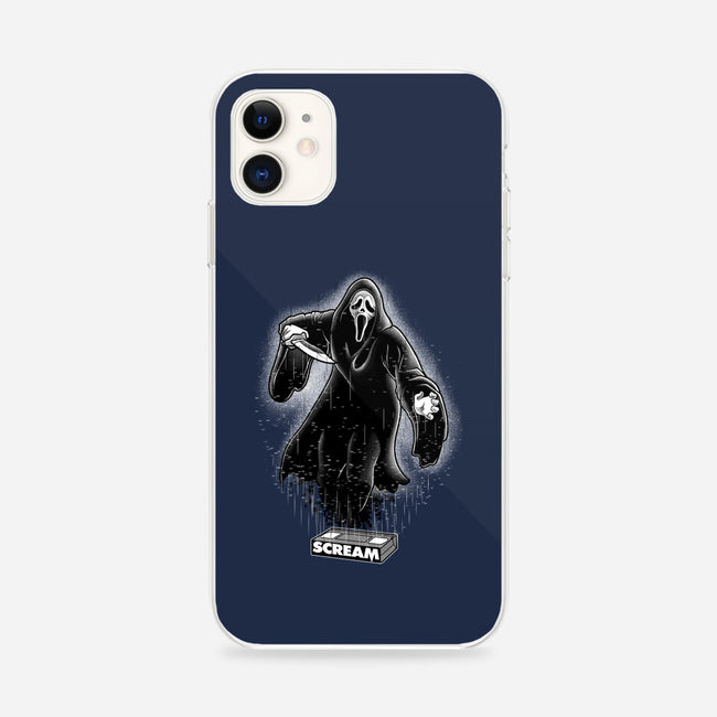 VHS Glitch Ghostface-iPhone-Snap-Phone Case-Astrobot Invention