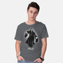 VHS Glitch Ghostface-Mens-Basic-Tee-Astrobot Invention