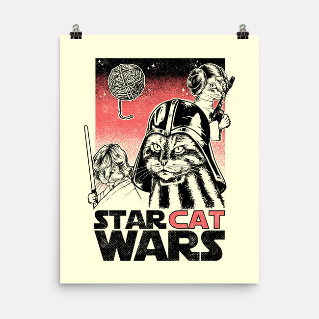 Star Cat Wars-None-Matte-Poster-Umberto Vicente