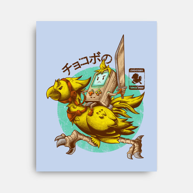 Chocobo Since 1988-None-Stretched-Canvas-Mampurrio