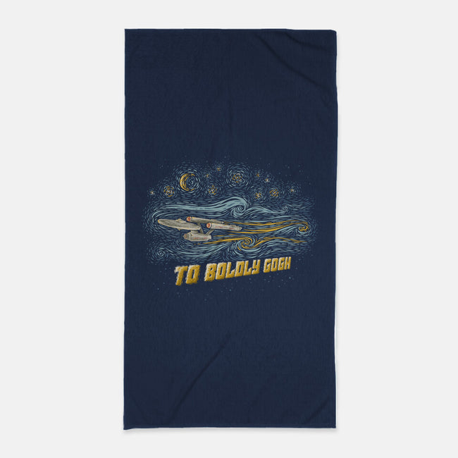 To Boldly Gogh-None-Beach-Towel-kg07