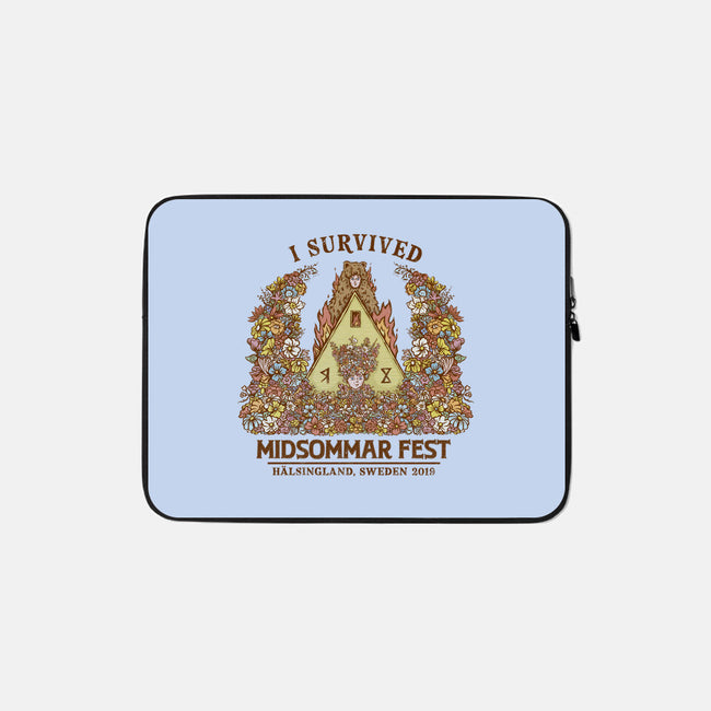 I Survived Midsommar Fest-None-Zippered-Laptop Sleeve-kg07