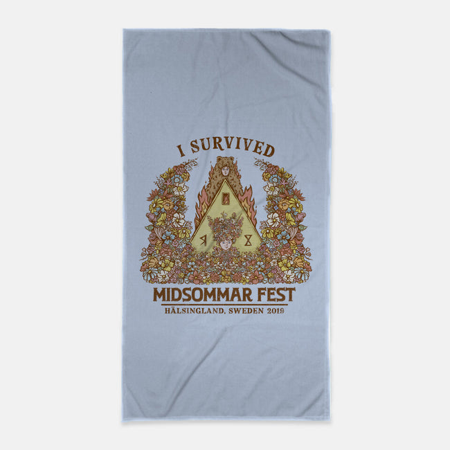I Survived Midsommar Fest-None-Beach-Towel-kg07