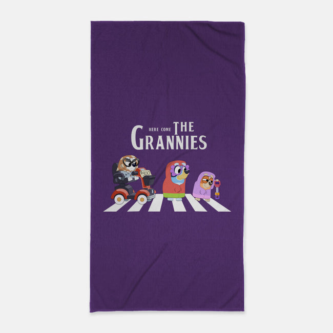 Grannies Crossing-None-Beach-Towel-Alexhefe