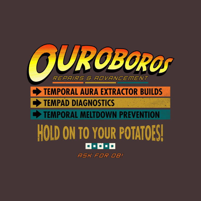 Ouroboros Repairs-None-Glossy-Sticker-rocketman_art