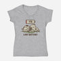 Low Battery-Womens-V-Neck-Tee-Xentee