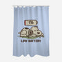Low Battery-None-Polyester-Shower Curtain-Xentee