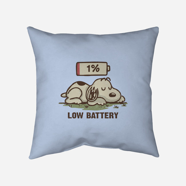 Low Battery-None-Removable Cover-Throw Pillow-Xentee