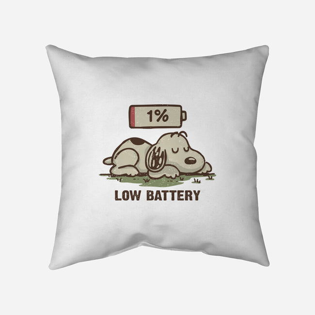 Low Battery-None-Removable Cover-Throw Pillow-Xentee