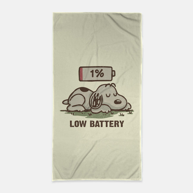 Low Battery-None-Beach-Towel-Xentee