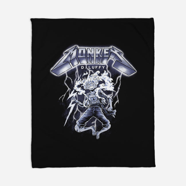 Metal Luffy-None-Fleece-Blanket-Imu Studio
