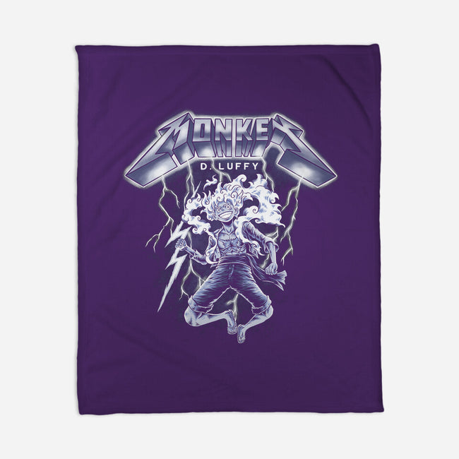 Metal Luffy-None-Fleece-Blanket-Imu Studio