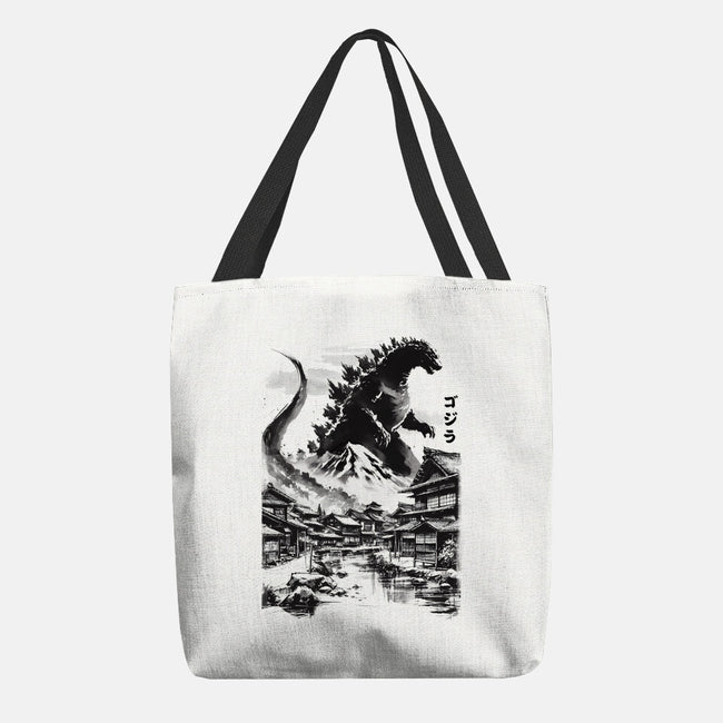King In The Japanese Village-None-Basic Tote-Bag-DrMonekers