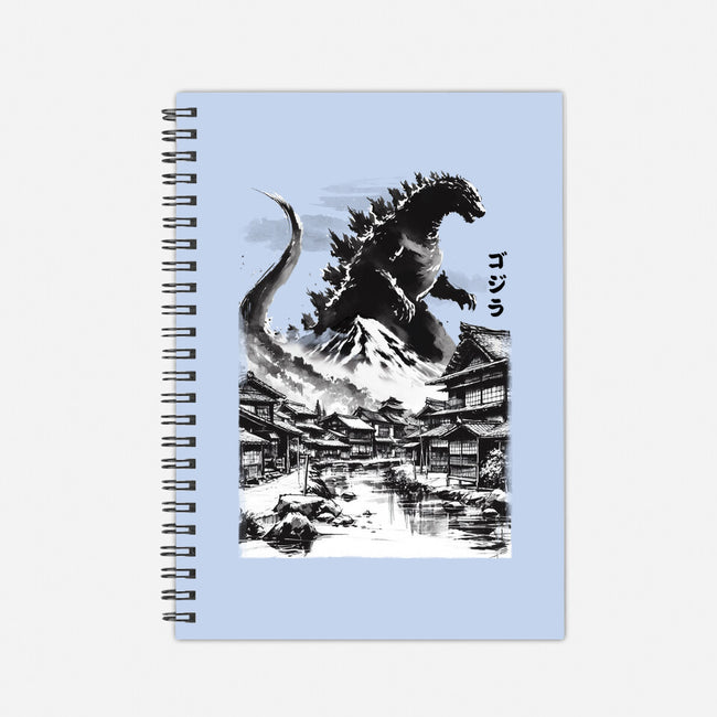 King In The Japanese Village-None-Dot Grid-Notebook-DrMonekers
