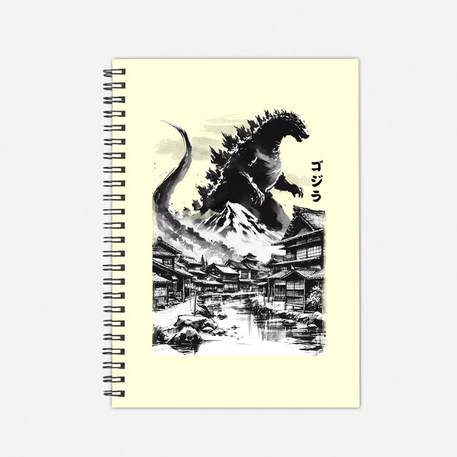King In The Japanese Village-None-Dot Grid-Notebook-DrMonekers