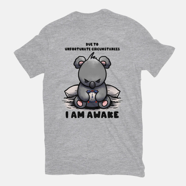 Unfortunately I Am Awake-Mens-Premium-Tee-fanfabio