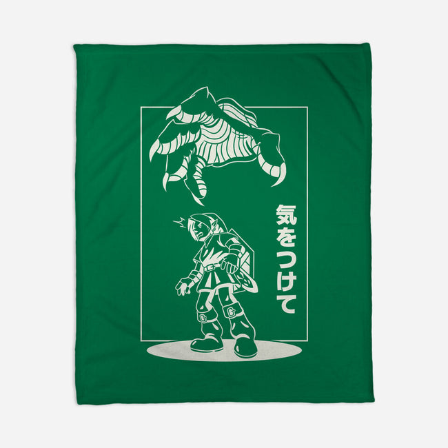 Threat From Above-None-Fleece-Blanket-Henrique Torres