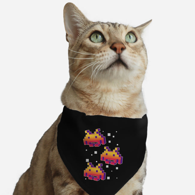 Space Ships-Cat-Adjustable-Pet Collar-nickzzarto