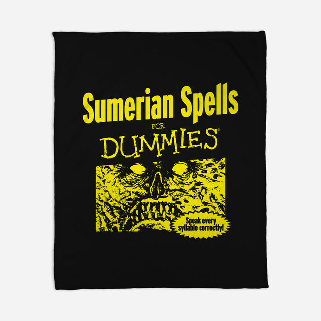 Sumerian Spells For Dummies-None-Fleece-Blanket-Boggs Nicolas