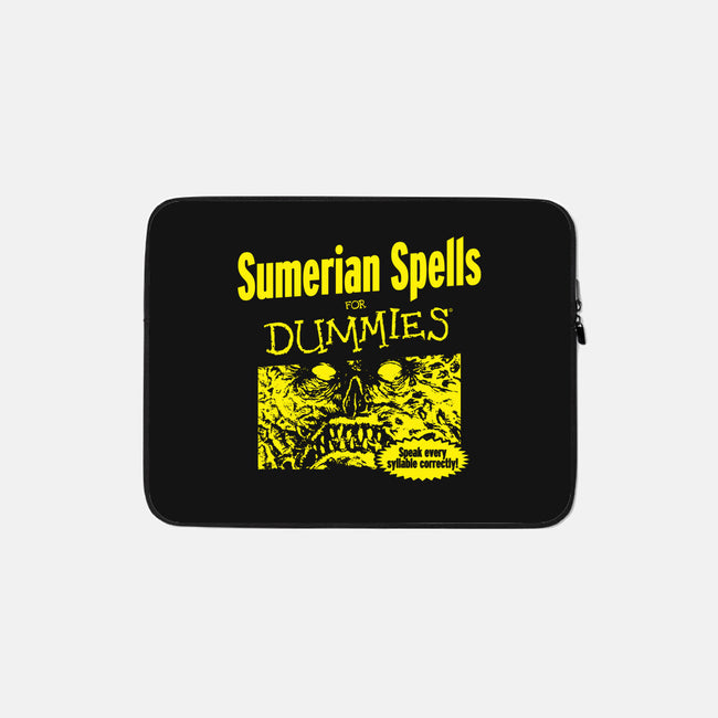 Sumerian Spells For Dummies-None-Zippered-Laptop Sleeve-Boggs Nicolas