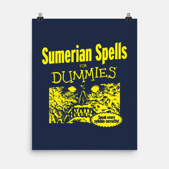 Sumerian Spells For Dummies-None-Matte-Poster-Boggs Nicolas