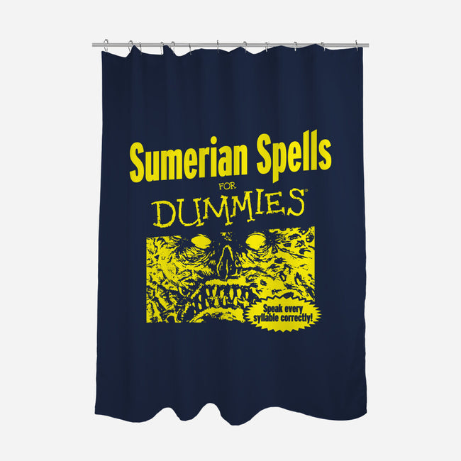 Sumerian Spells For Dummies-None-Polyester-Shower Curtain-Boggs Nicolas