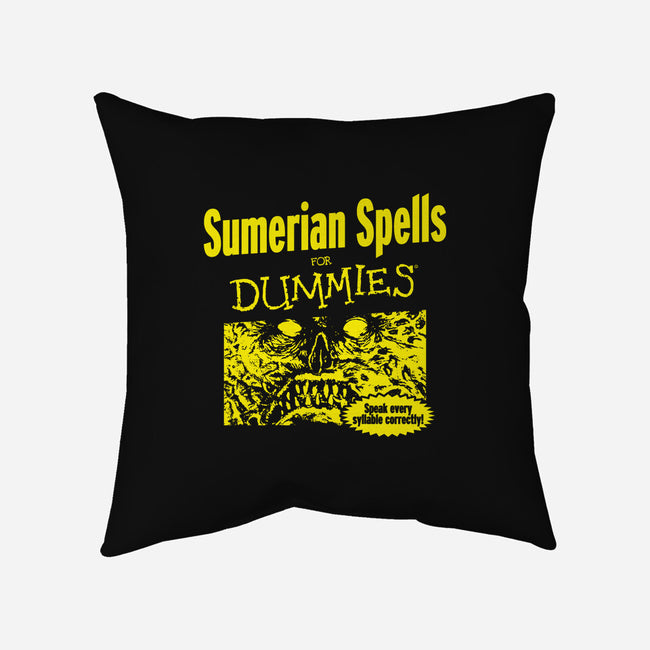 Sumerian Spells For Dummies-None-Removable Cover-Throw Pillow-Boggs Nicolas