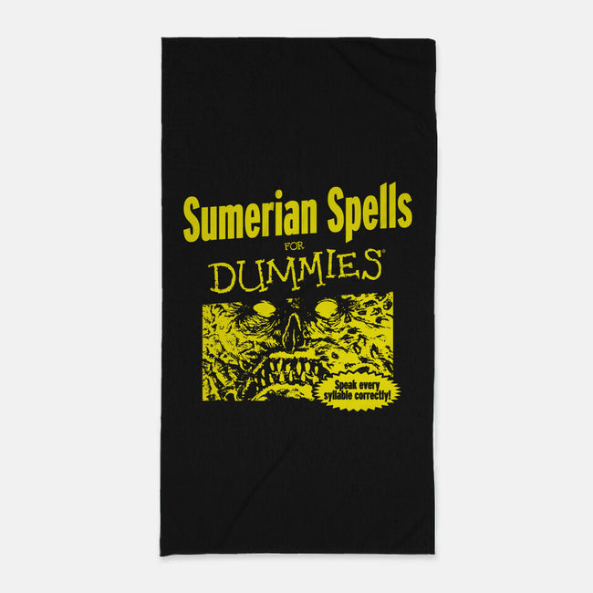 Sumerian Spells For Dummies-None-Beach-Towel-Boggs Nicolas