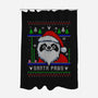 Santa Paws Christmas Panda-None-Polyester-Shower Curtain-constantine2454