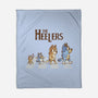 The Heelers Road-None-Fleece-Blanket-kg07