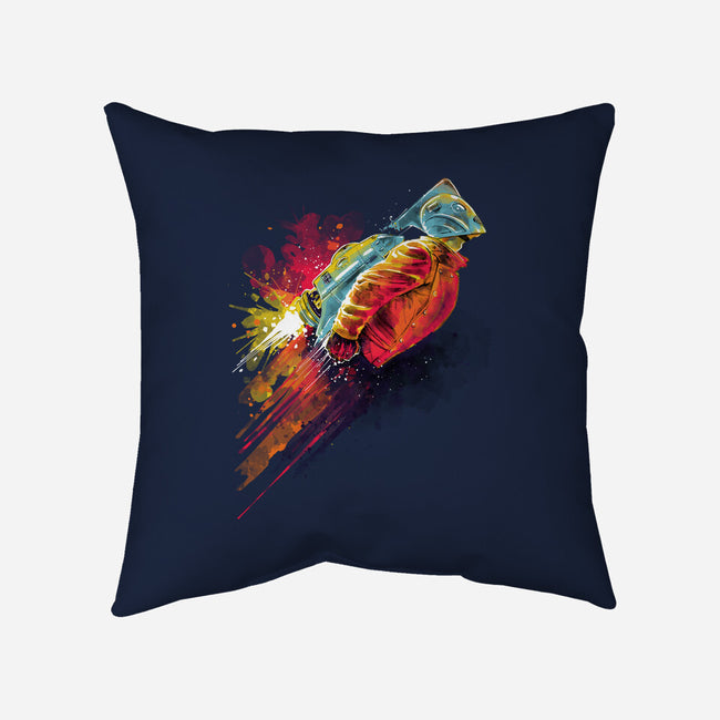 Human Rocket-None-Removable Cover w Insert-Throw Pillow-zascanauta