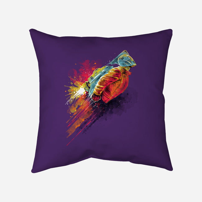 Human Rocket-None-Removable Cover w Insert-Throw Pillow-zascanauta