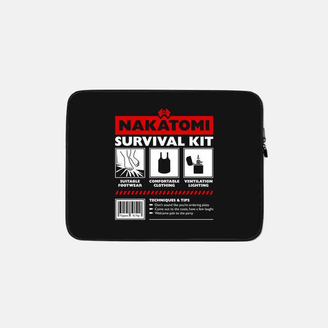 Nakatomi Survival Kit-None-Zippered-Laptop Sleeve-rocketman_art