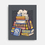 Cat Books Feline Library-None-Stretched-Canvas-tobefonseca