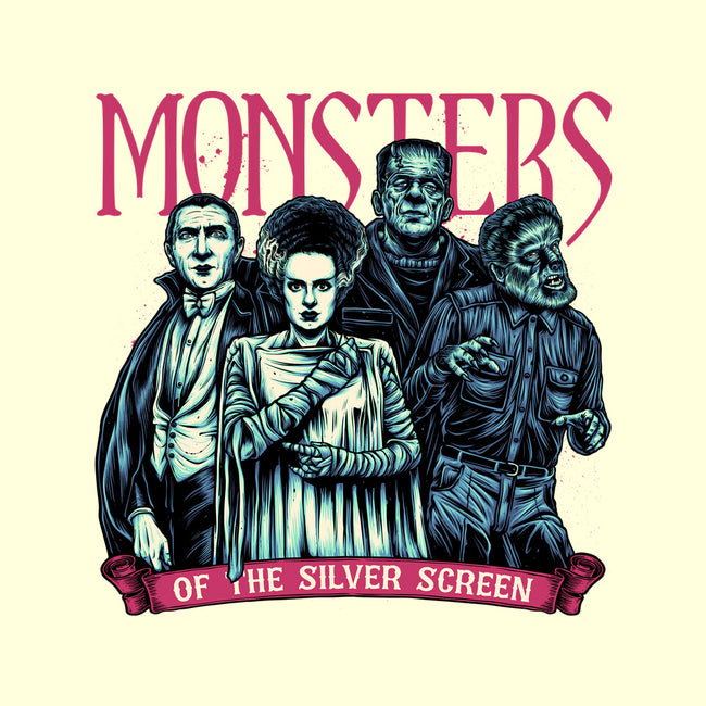 Monsters Of The Silver Screen-None-Beach-Towel-momma_gorilla